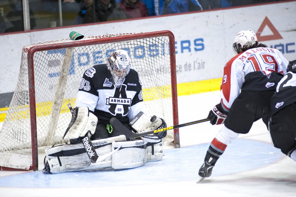 Armada vs Voltigeurs 10 février Les Voltigeurs de Drummondville