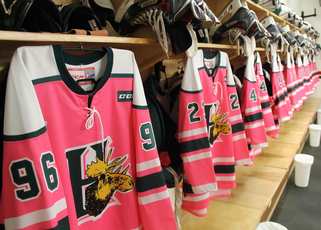 PINK IN THE RINK 7 JERSEY WINNERS Halifax Mooseheads