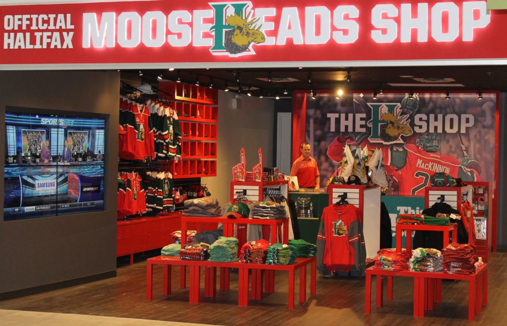 Official Halifax Mooseheads Shop now open in Scotia Square Halifax