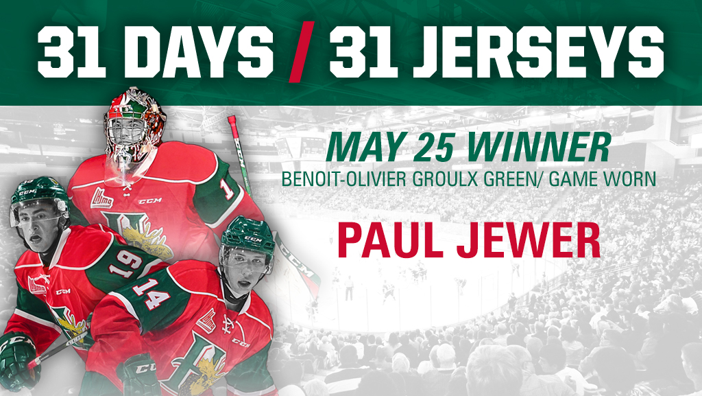 jersey winner May 25th