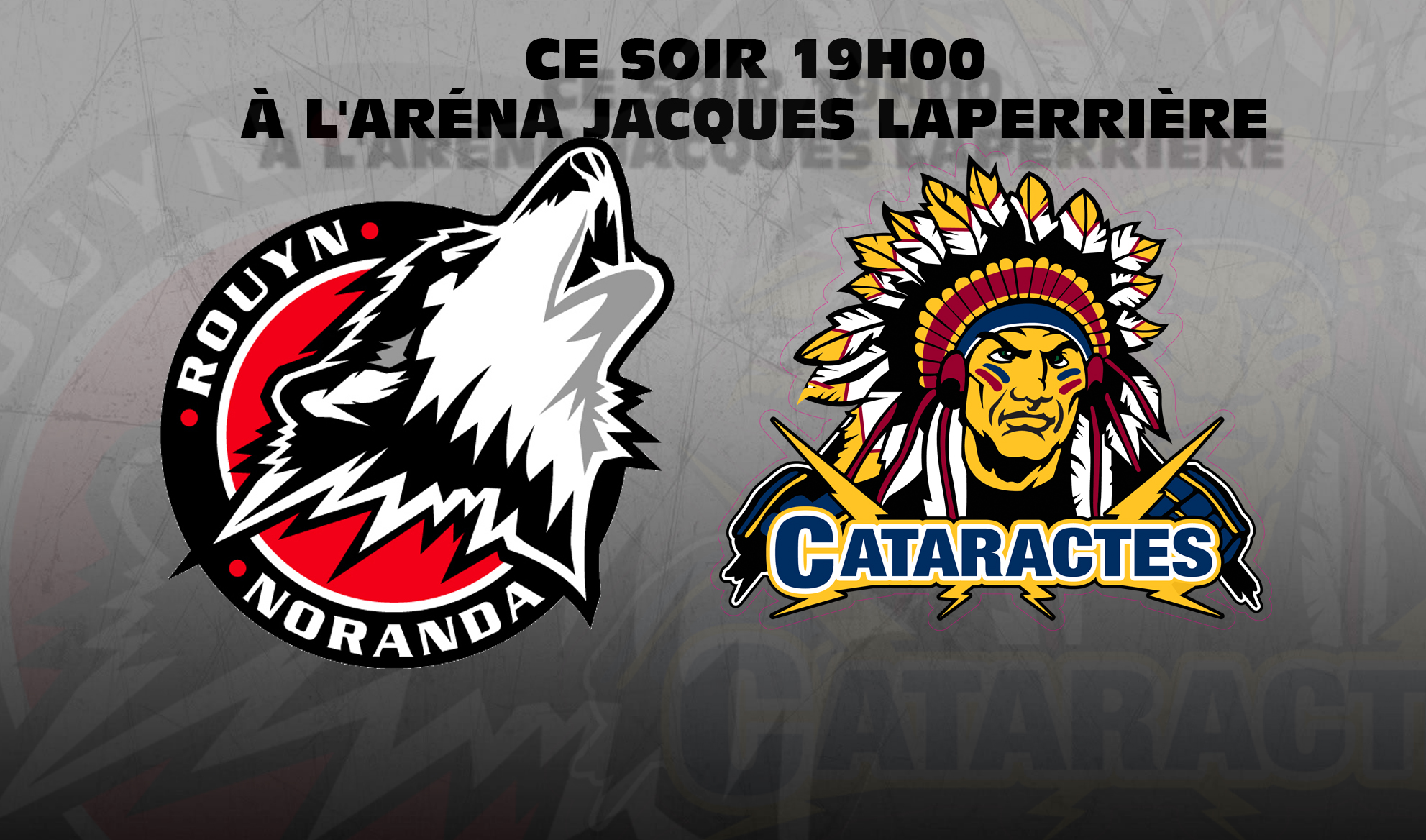 Avant match Huskies Cataractes Huskies de RouynNoranda