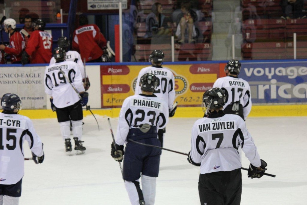 3 coupures au camp des Huskies Huskies de RouynNoranda