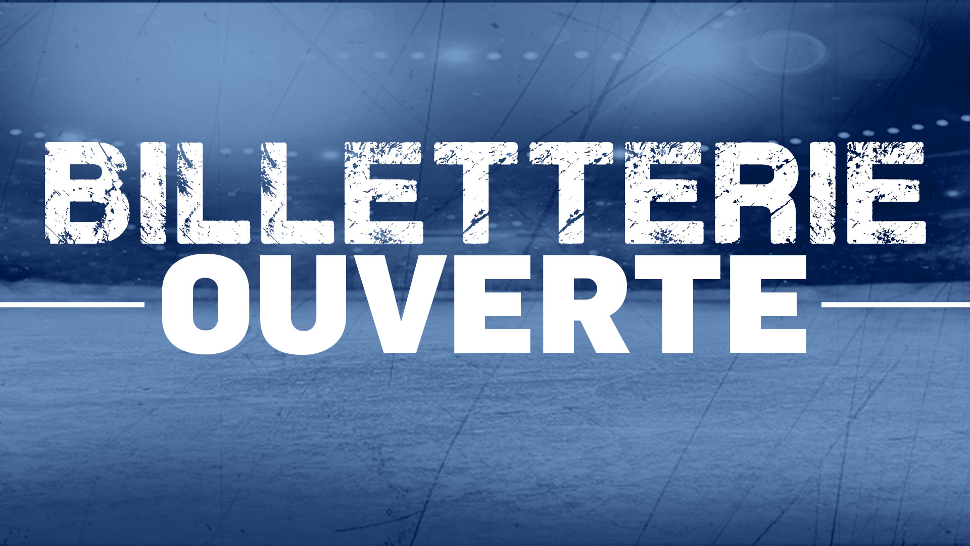 Ouverture de la billetterie