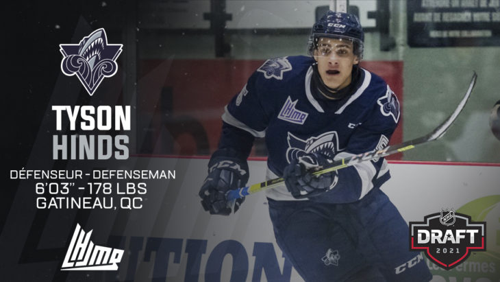 Repêchage NHL 2021 - Tyson Hinds