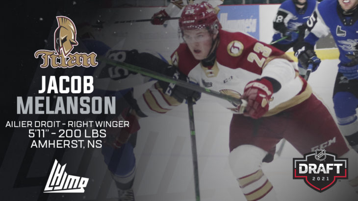 Repêchage NHL 2021 - Jacob Melanson