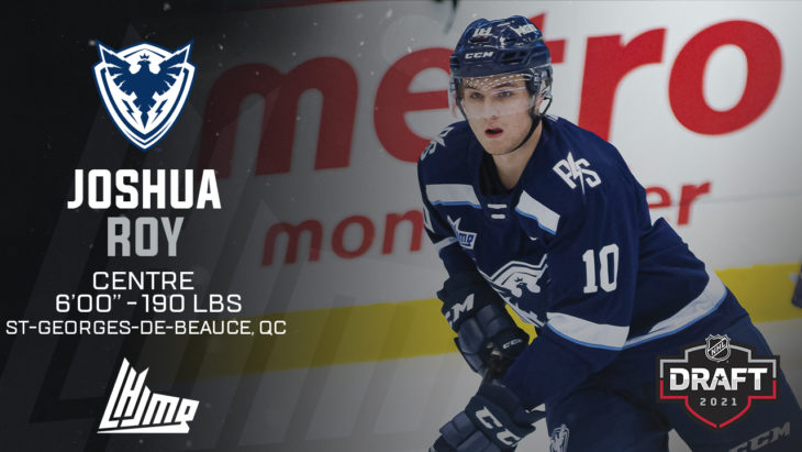 Repêchage NHL 2021 - Joshua Roy