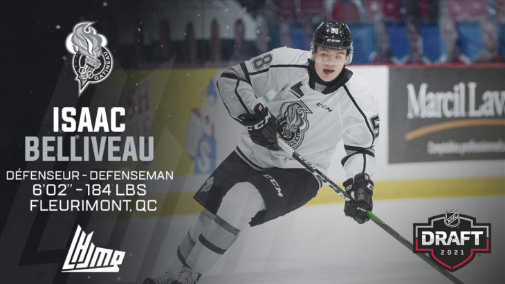 Repêchage NHL 2021 - Isaac Belliveau