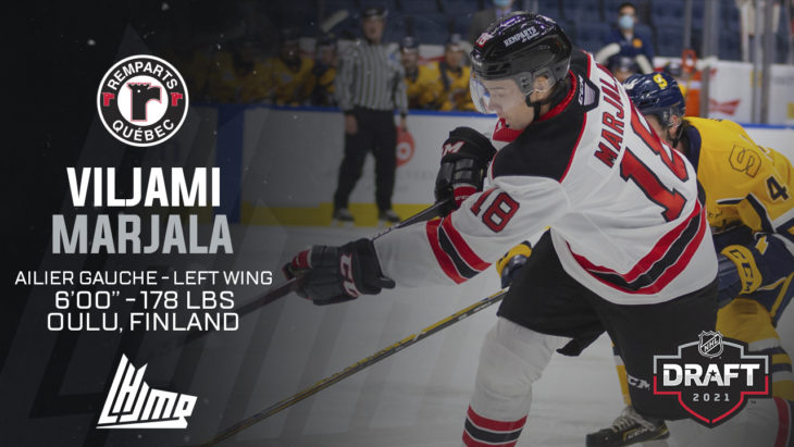 Repêchage NHL 2021 - Viljami Marjala