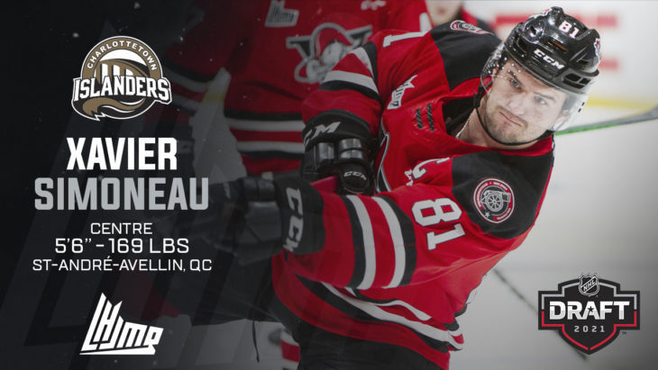 Repêchage NHL 2021 - Xavier Simoneau