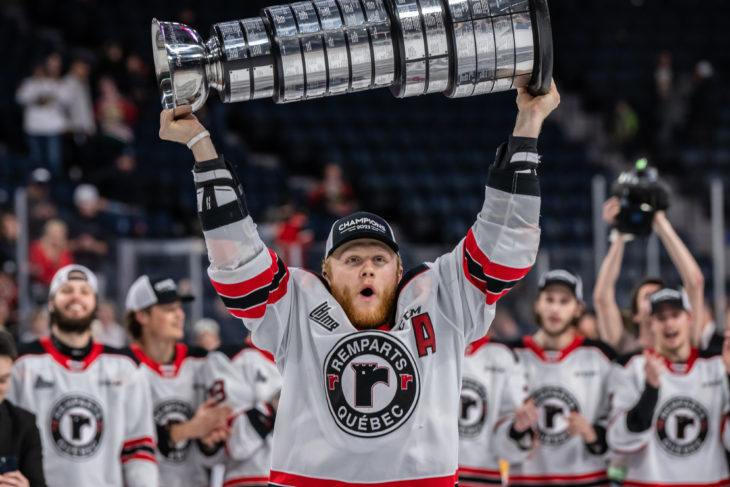 Halifax,NS-May 21: Game #6 of the QMJHL Final series between the Quebec Remparts and the Halifax Moosehead on May 21st at the Scotia Bank Centre in Halifax, NS ( Photo by Vincent Ethier/QMJHL)