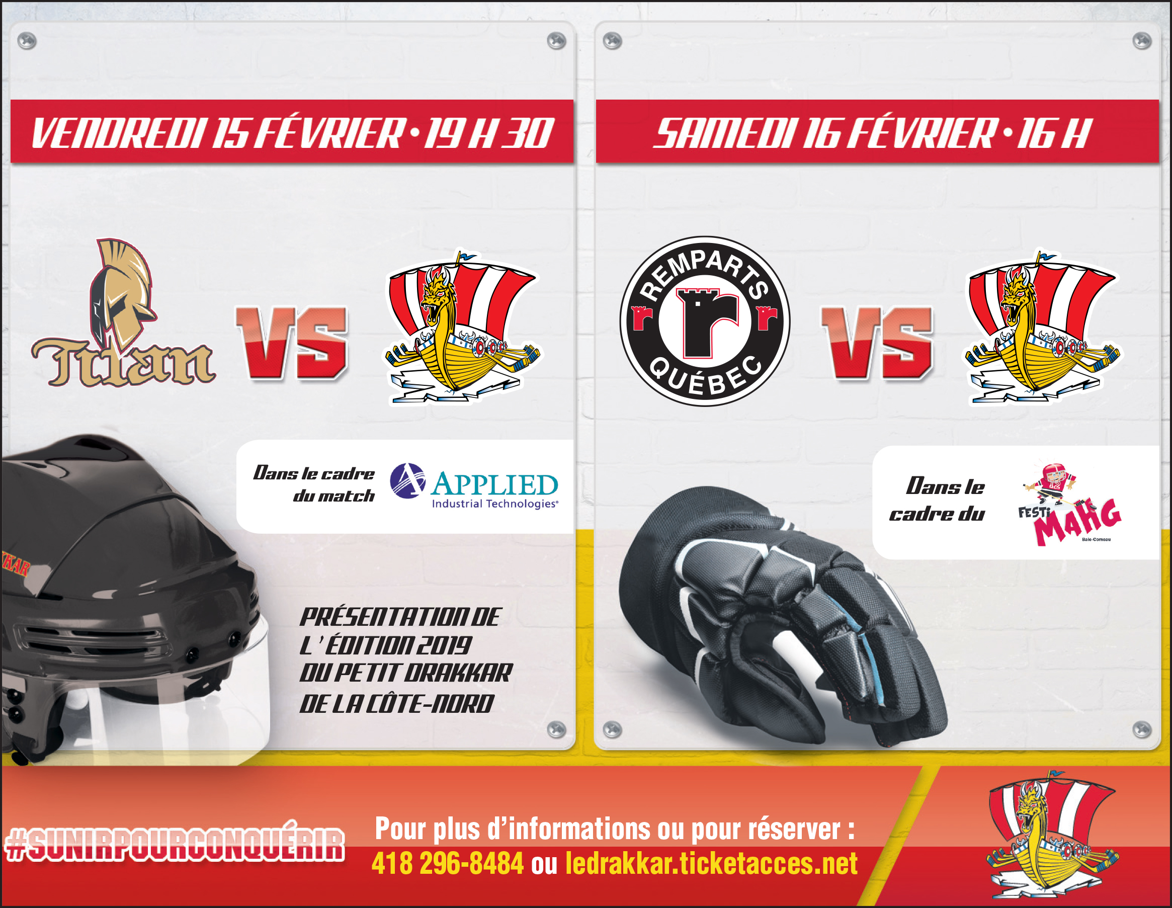 Parties à venir pour le Drakkar Le Drakkar de