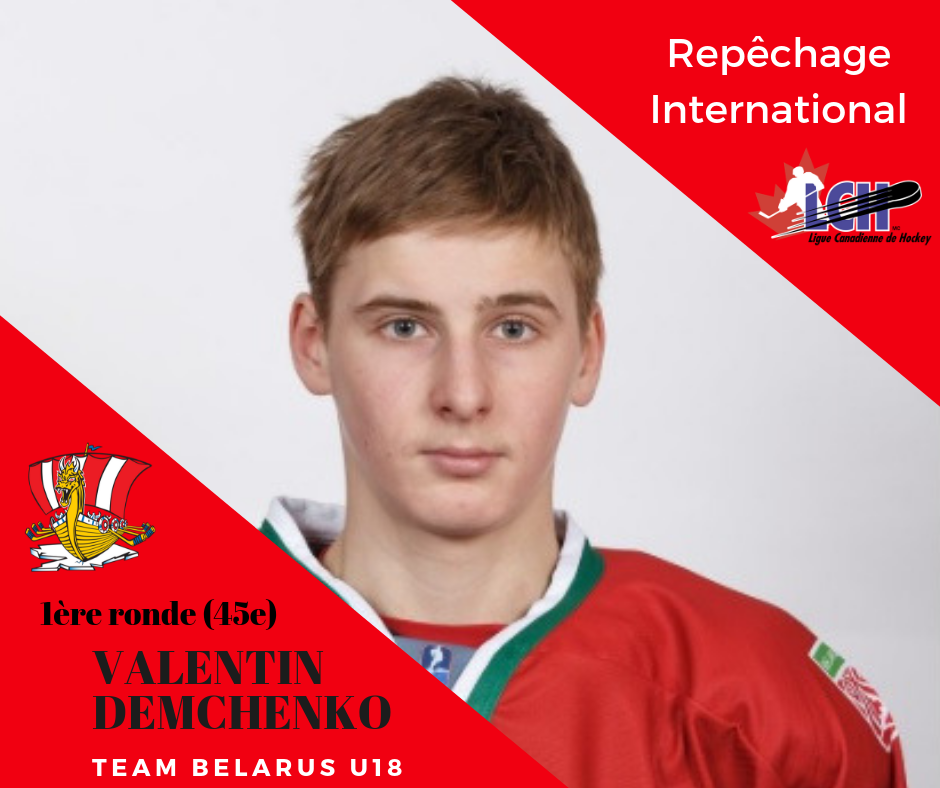 Le Drakkar sélectionne Demchenko et Ansons au repêchage européen Le