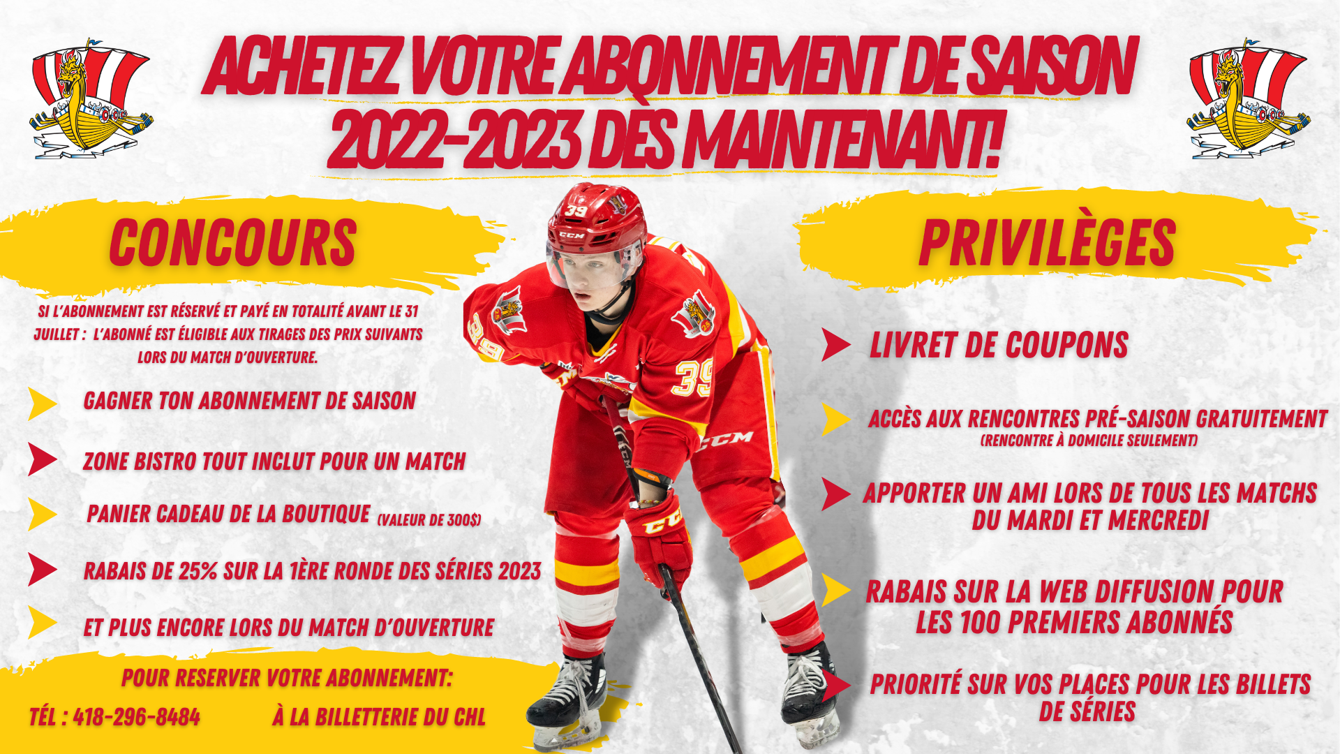 Abonnement de saison 20222023 Le Drakkar de