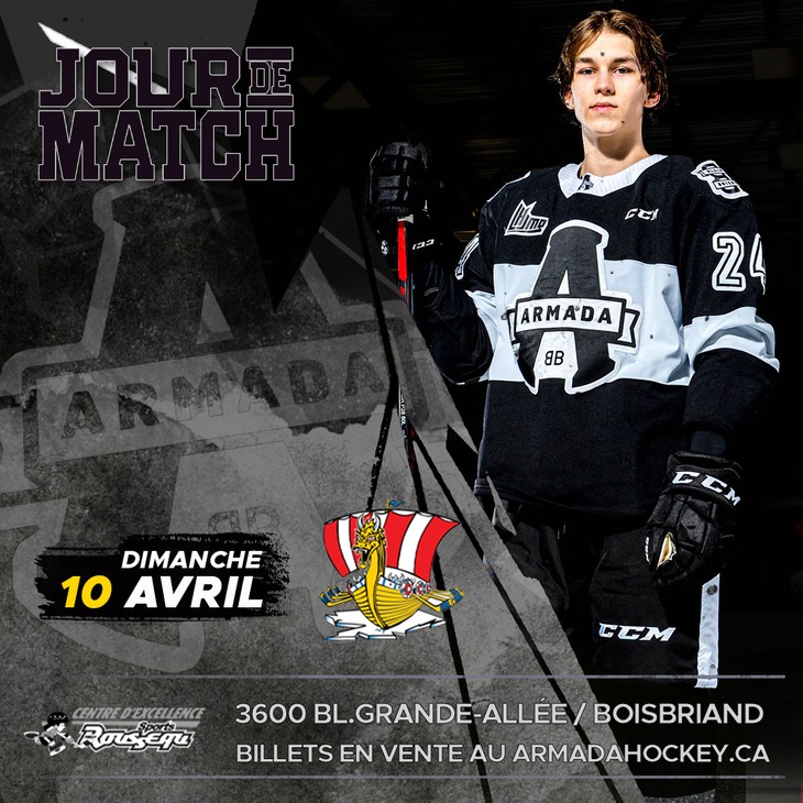 10 avril, 15h Jour de match contre le Drakkar de Armada BLB